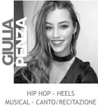 HIP HOP - HEELS MUSICAL - CANTO/RECITAZIONE